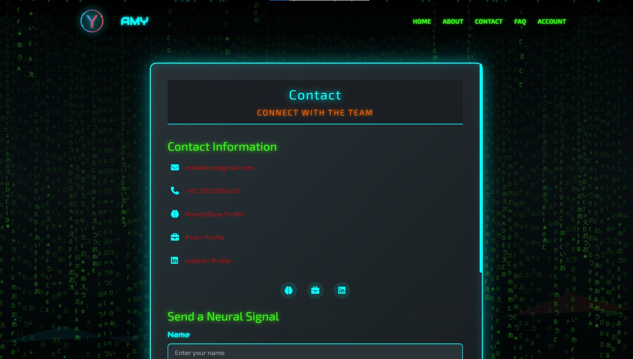 Amy-Neural Content Engine features