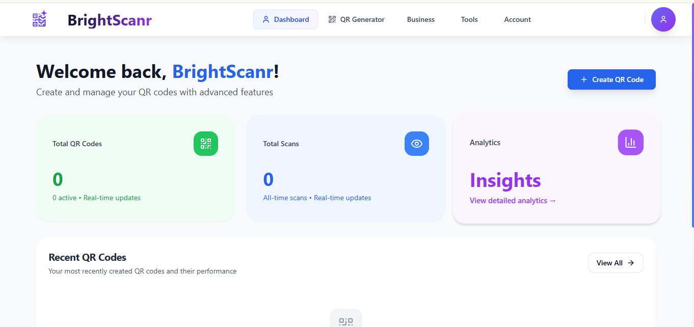 BrightScanr features